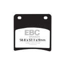 EBC Double-H Sintered Rear Brake Pads for Suzuki GSX 1100 G 91-96