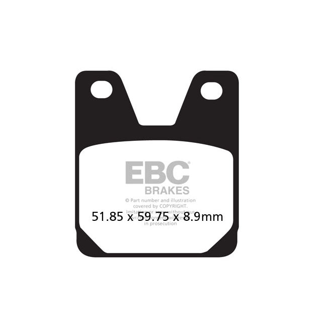 EBC Double-H Sintered Rear Brake Pads for Yamaha YZF-R1 98-01