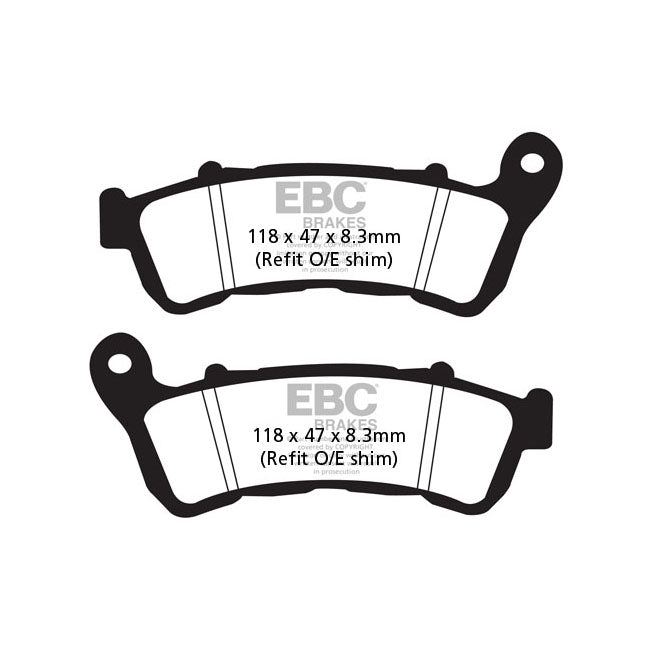 EBC Organic Front Brake Pads for Honda CB 600 FA Hornet 07-13