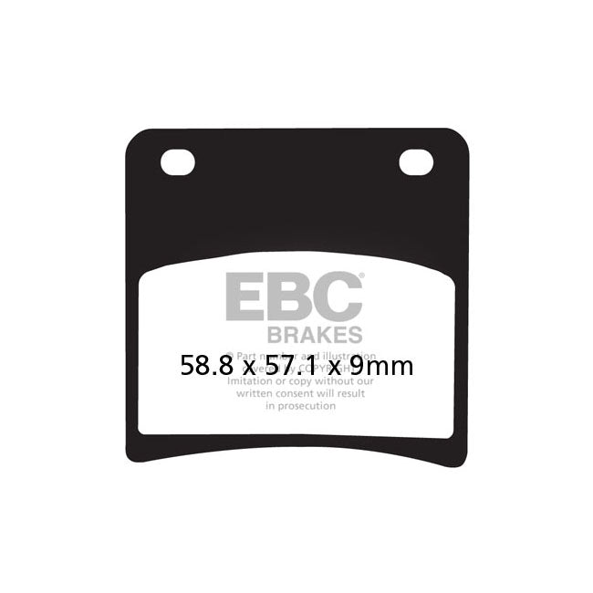 EBC Organic Front Brake Pads for Suzuki GSX 1100 F GV72A 88-94