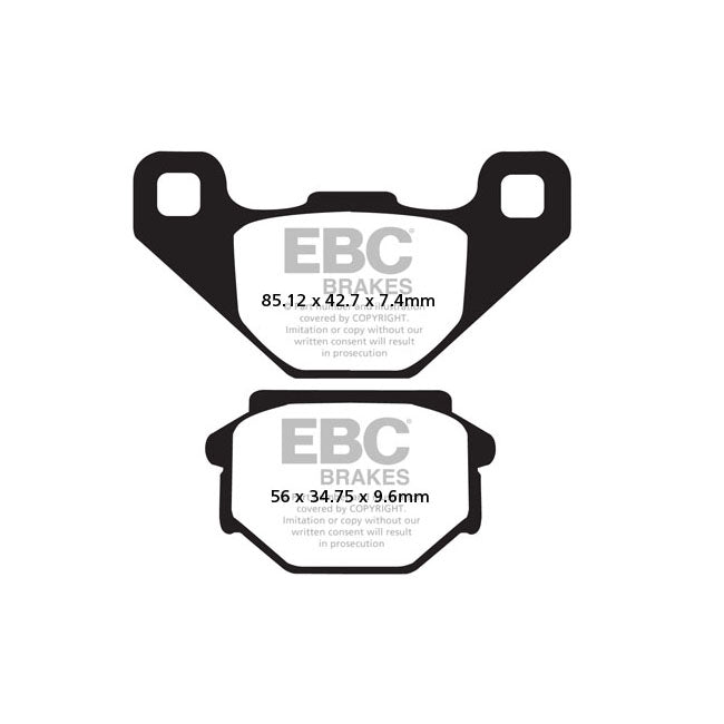 EBC Organic Rear Brake Pads for Aprilia Pegaso 600 1991