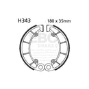 EBC Rear Brake Shoes for Honda NV 400 NC40 Shadow Slasher 00-02