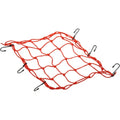 Emgo Universal Motorcycle Cargo Net Red  - Customhoj