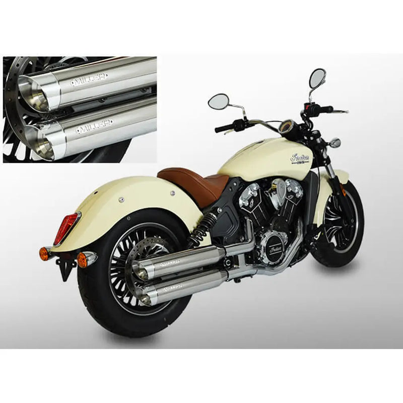 Miller Yuma Euro 3/4/5 Slip-On lyddæmpere til Indian