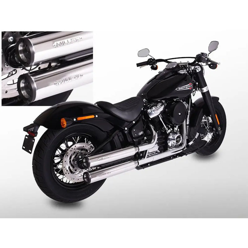 Miller Destiny Euro 5 Slip-On lyddæmpere til Harley