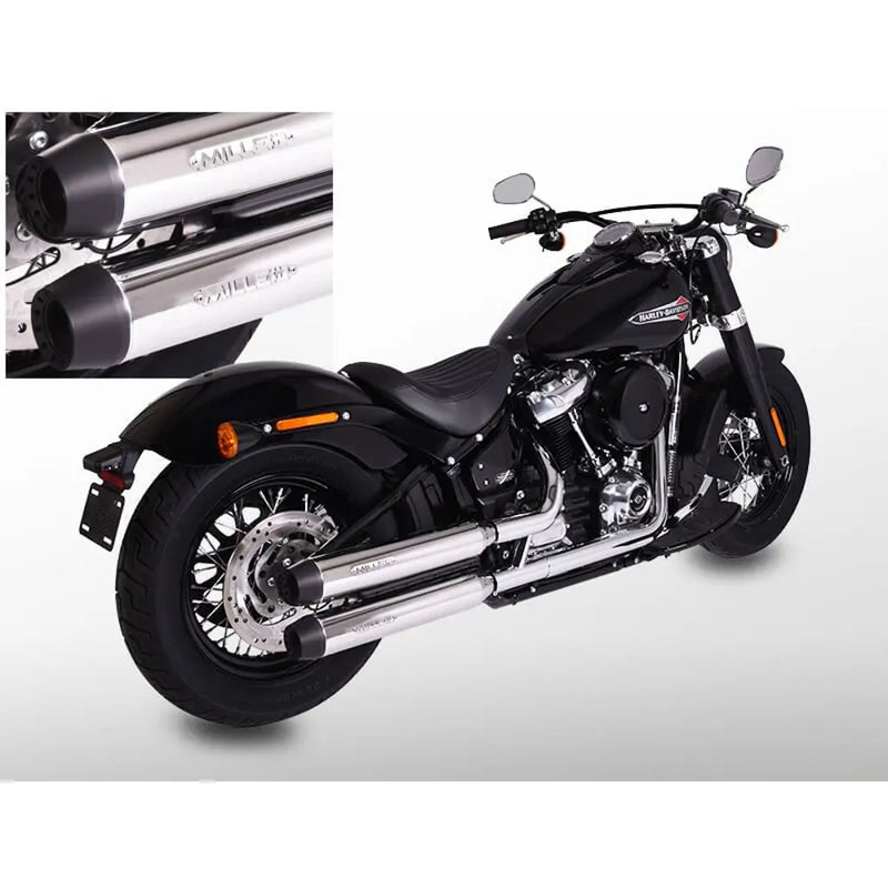 Miller Destiny Euro 5 Slip-On lyddæmpere til Harley