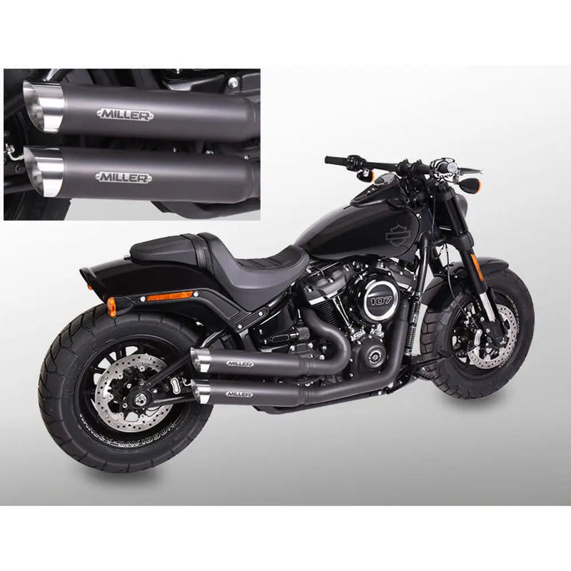 Miller Bronco Euro 4 udstødningssystem til Harley