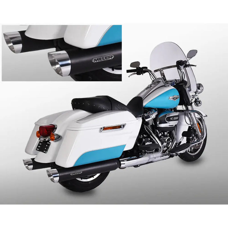 Miller Arlington Euro 4 Slip-On lyddæmpere til Harley