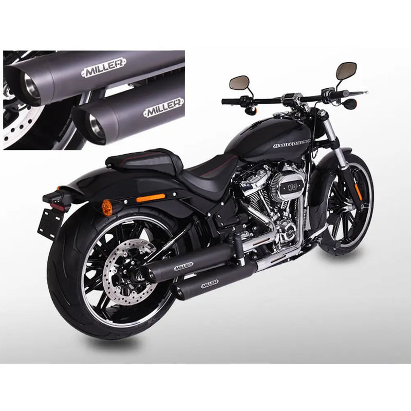 Miller Destiny Euro 5 Slip-On lyddæmpere til Harley