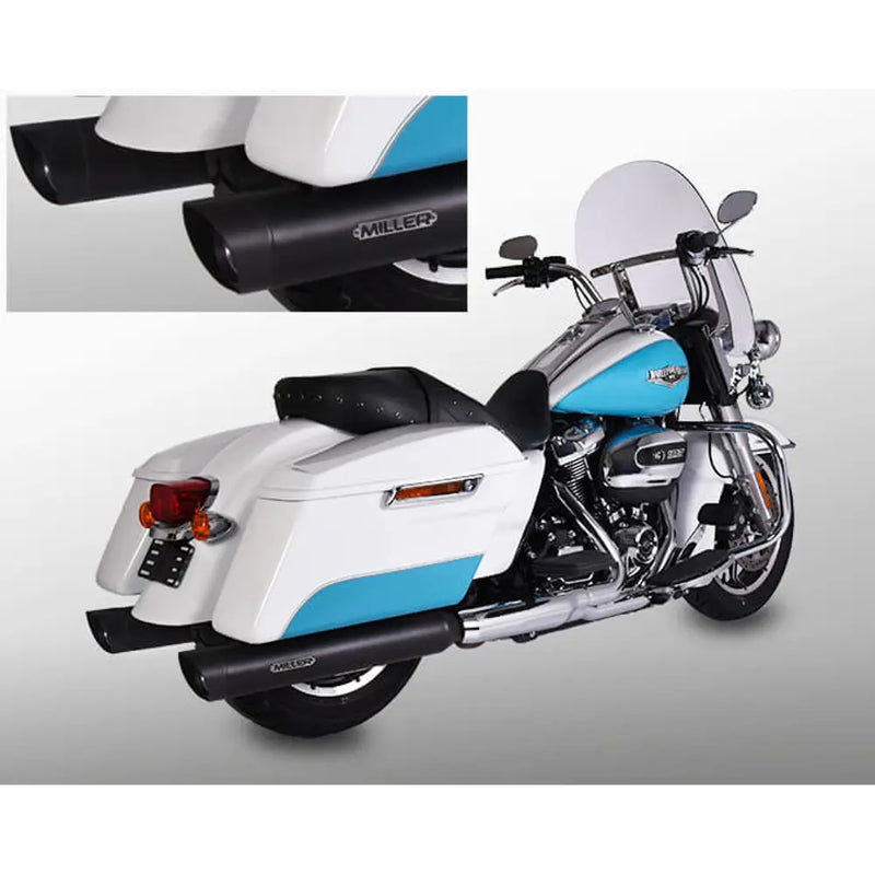 Miller Arlington Euro 4 Slip-On lyddæmpere til Harley