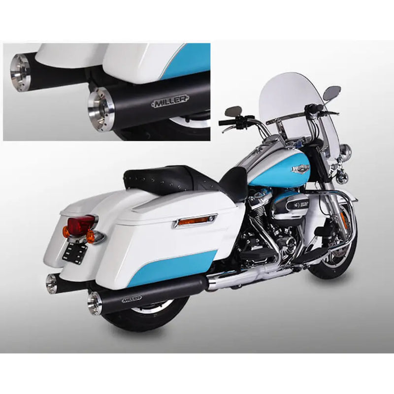 Miller Arlington Euro 4 Slip-On lyddæmpere til Harley