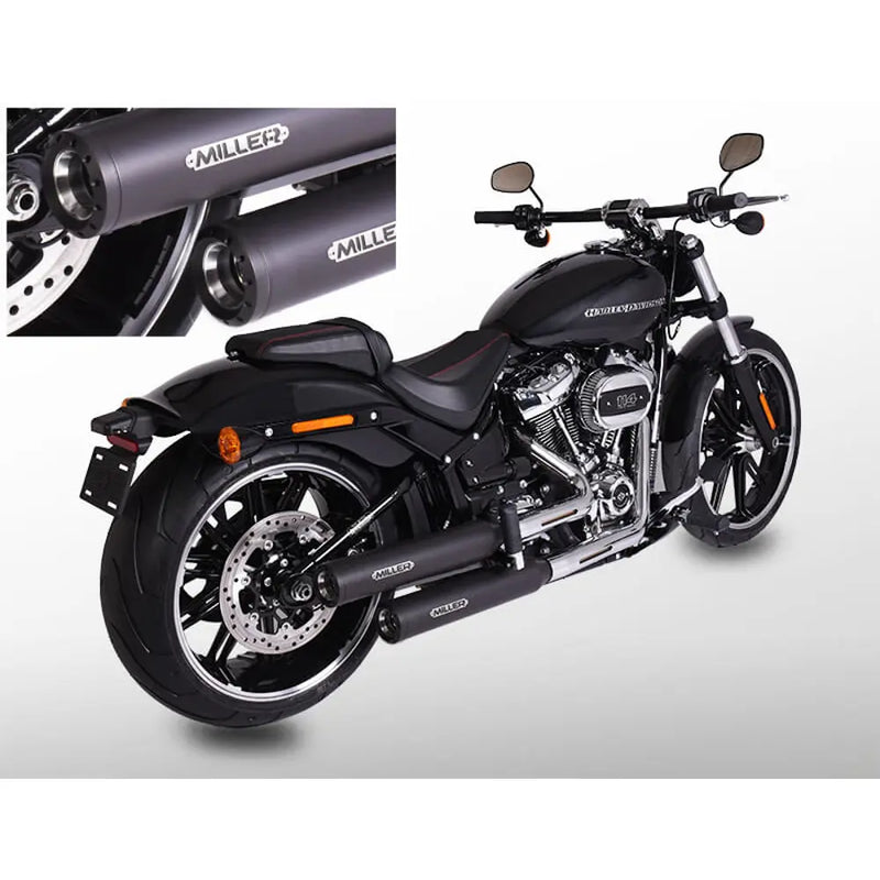 Miller Destiny Euro 5 Slip-On lyddæmpere til Harley