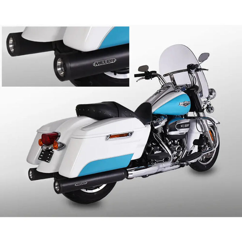 Miller Arlington Euro 4 Slip-On lyddæmpere til Harley