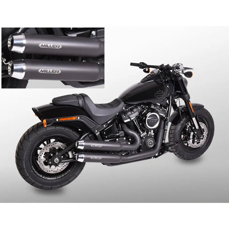 Miller Bronco Euro 4 udstødningssystem til Harley