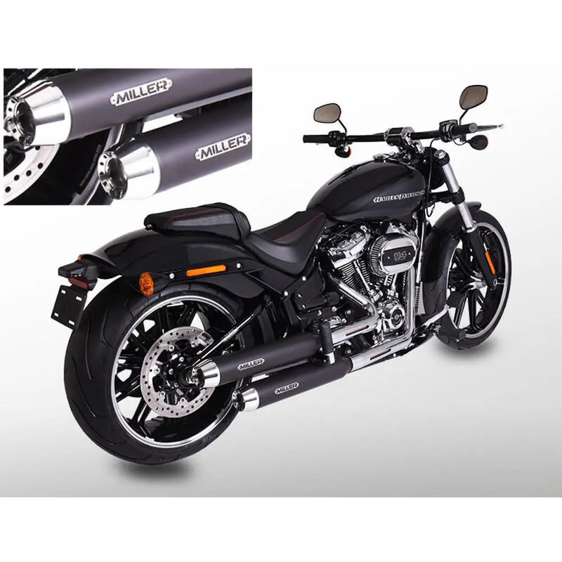 Miller Destiny Euro 5 Slip-On lyddæmpere til Harley