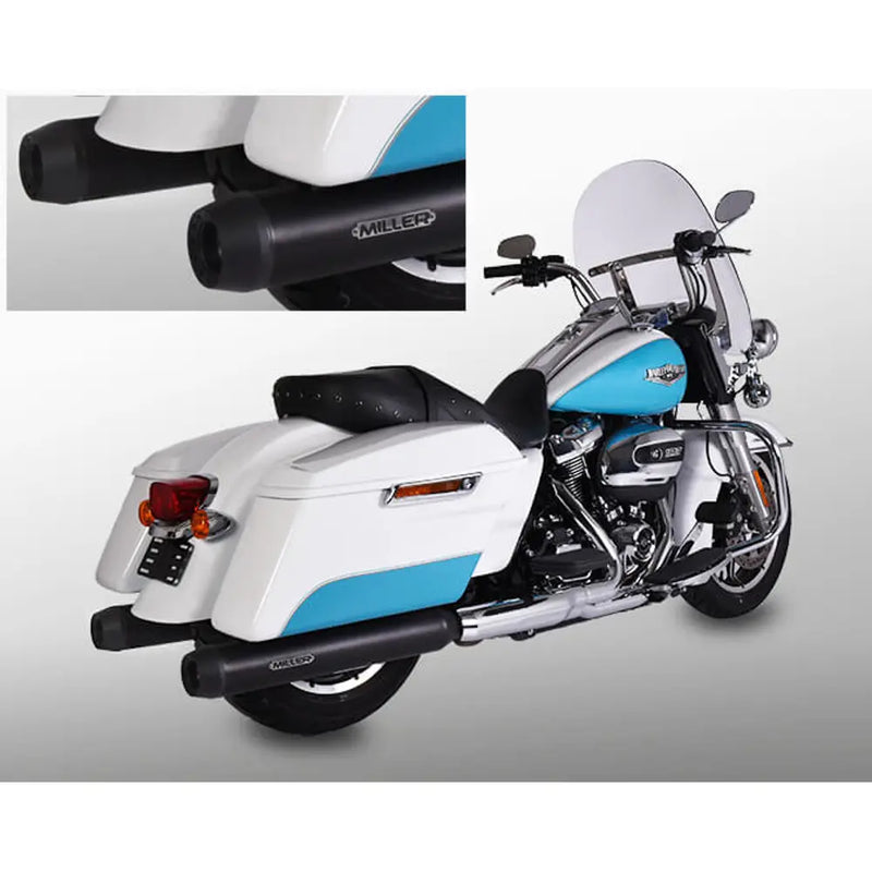 Miller Arlington Euro 4 Slip-On lyddæmpere til Harley