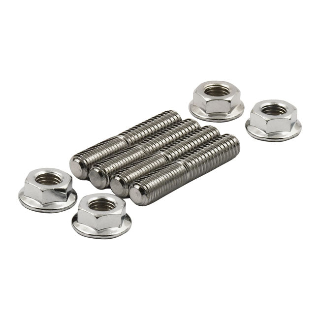 Exhaust Stud & Nut Kit for Harley 84-25 Big Twin (Replaces OEM: 16715-83 / 10900015 & 7593)  - Customhoj
