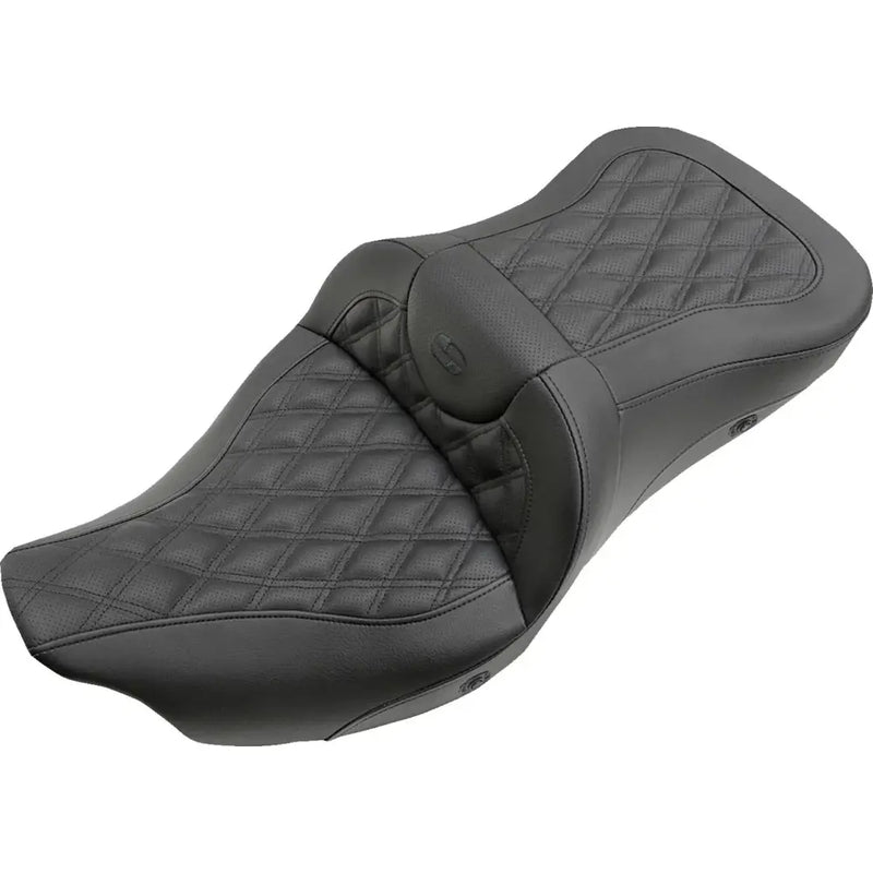 Saddlemen Roadsofa Extended Reach Lattice Stitch Seat til Harley