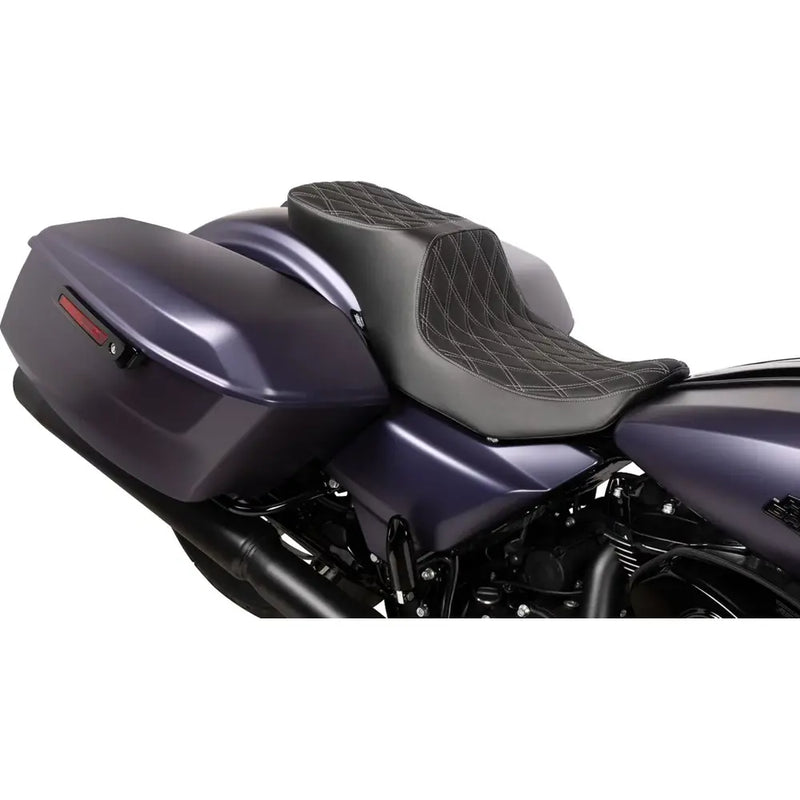 Drag Specialties Performance Predator 2-Up-sæde til Harley