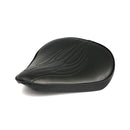 Fitzz Custom Motorcycle Solo Seat Flame Black / Large / 4 cm padding  - Customhoj