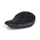 Fitzz Custom Motorcycle Solo Seat Pillow Top Black / Small / 4 cm padding  - Customhoj