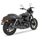 Freedom Performance Liberty Slip-On Mufflers for Harley 14-20 XG500 / XG750 Street / Black with black end caps  - Customhoj
