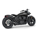 Freedom Performance Radical Radius Exhaust for Indian 15-24 Scout / Black / Straight Star Chrome  - Customhoj