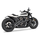 Freedom Performance Radical Radius Straight Star Exhaust for Harley 21-25 Sportster S RH1250S / Black / Chrome  - Customhoj