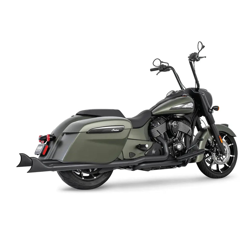 Freedom Performance Sharktail True Duals Exhaust for Indian 14-25 Chieftain / Roadmaster / Springfield / Black  - Customhoj