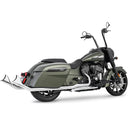 Freedom Performance Sharktail True Duals Exhaust for Indian 14-25 Chieftain / Roadmaster / Springfield / Extra Long Upsweep Chrome  - Customhoj
