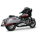Freedom Performance Sharp Curve Radius Straight Star Exhaust for Harley 17-25 Touring / Chrome / Sculpted Black  - Customhoj