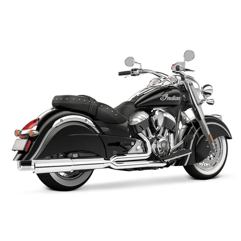 Freedom Performance Union 2-into-1 Exhaust for Indian 14-21 Chief / Chrome / Straight Cut Chrome  - Customhoj