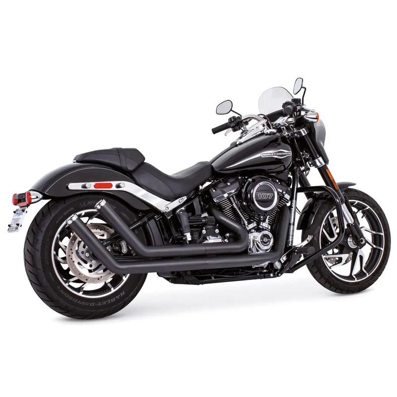 Freedom Performance Upsweep Classic Exhaust for Harley 18-25 Softail (read note) (excl. Fat Boy / Breakout) / Black / Chrome  - Customhoj