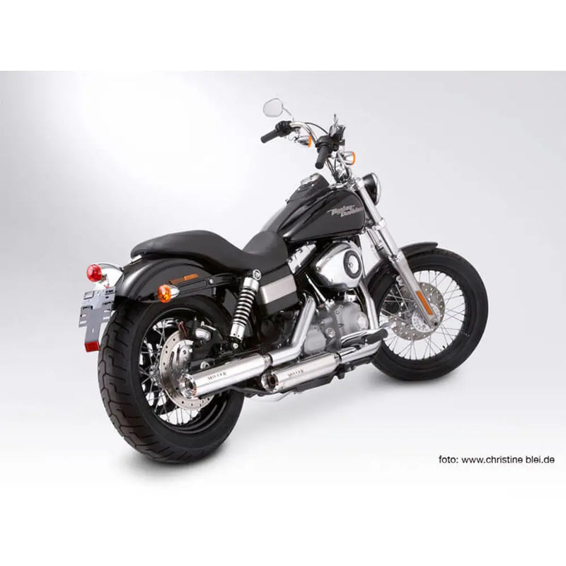 Miller Nebraska Euro 3/4 Slip-On lyddæmpere til Harley