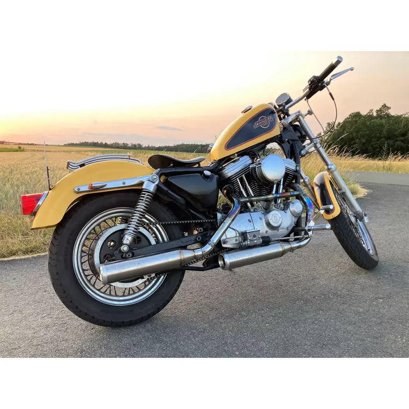 Miller Silverado Euro 2/3/4 Slip-On lyddæmpere til Harley