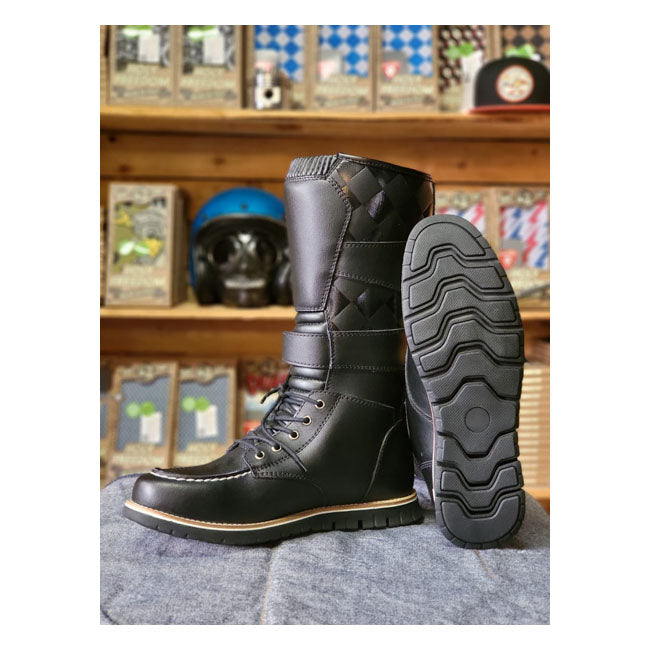 Holy Freedom Night Hawk High Motorcycle Boots