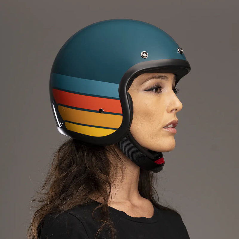 DMD Retro Custom åben motorcykelhjelm