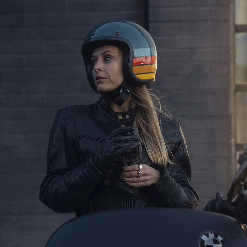 DMD Retro Custom åben motorcykelhjelm