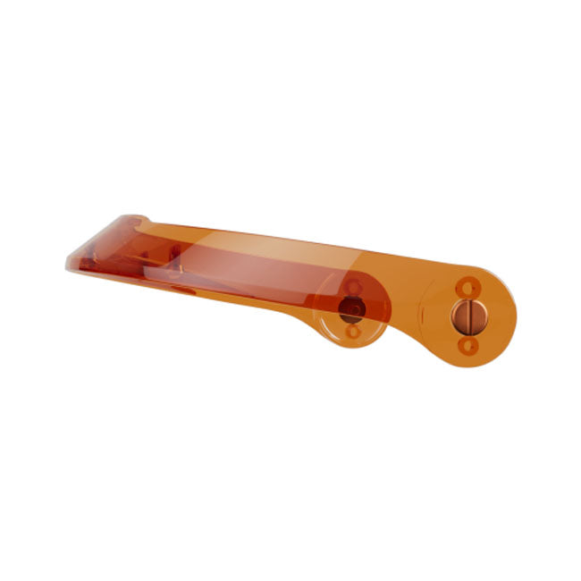 John Doe Helmet Peak Short for JD/One Orange Transparent  - Customhoj
