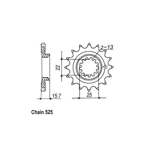 JT Sprockets Front Sprocket Kawasaki ZX-6R (ZX 600 G1,J1) 98-01 JT Front Sprocket for Kawasaki Customhoj