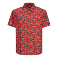 King Kerosin Biker Soul Short Sleeve Shirt Red / M  - Customhoj