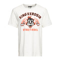 King Kerosin Street rebel T-Shirt Off White / S