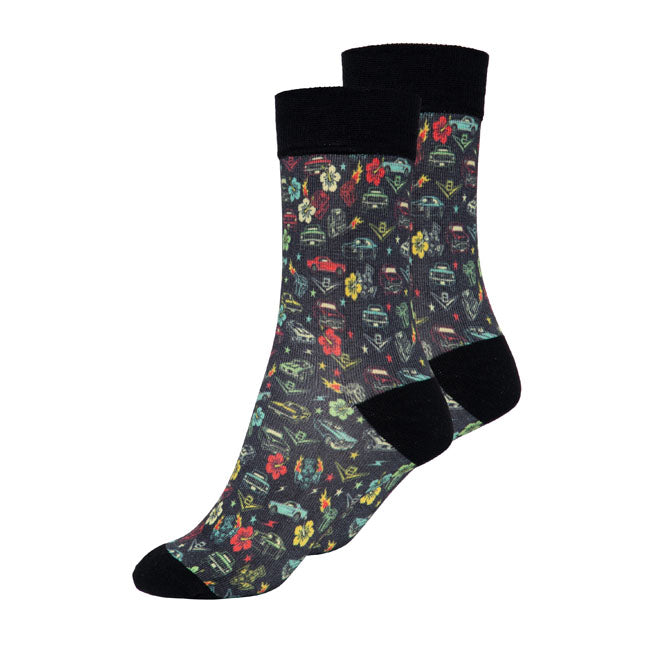 King Kerosin V8 Socks 39-42  - Customhoj