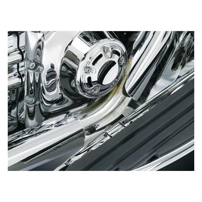 Kuryakyn Bridge The Gap Exhaust Heat Shield for Harley 93-08 FLT / Touring  - Customhoj