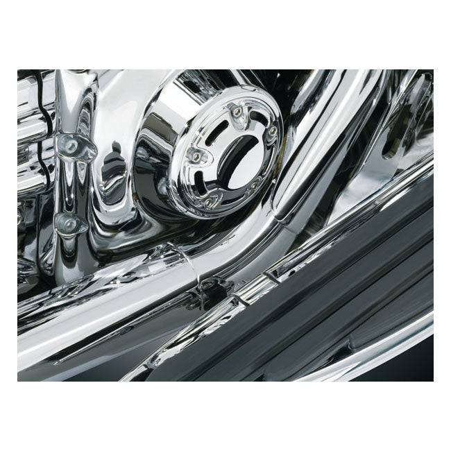 Kuryakyn Bridge The Gap Exhaust Heat Shield for Harley 93-08 FLT / Touring  - Customhoj