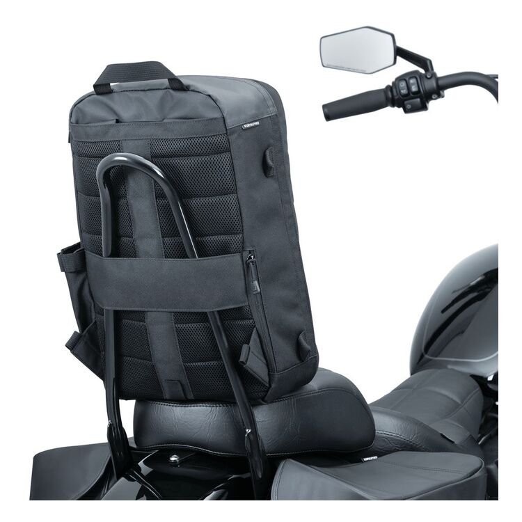 Kuryakyn Momentum Runaway Sissy Bar Motorcycle Backpack