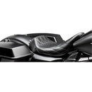 Le Pera Bare Bones Solo Seat for Harley 08-25 Touring (excl. 23-25 CVO; 24-25 Road Glide / Street Glide) / Diamond Black  - Customhoj