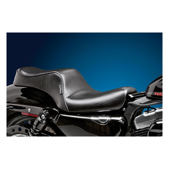 Le Pera Cherokee 2-Up Seat for Harley 04-22 XL Sportster (excl. 07-09 XL Sportster) / Black  - Customhoj