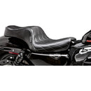Le Pera Cherokee 2-Up Seat for Harley 04-22 XL Sportster (excl. 07-09 XL Sportster) / Diamond Black  - Customhoj