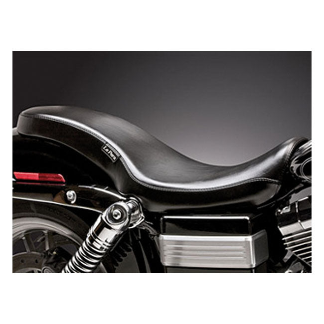 Le Pera Cobra 2-Up Seat for Harley 06-17 Dyna / Black  - Customhoj